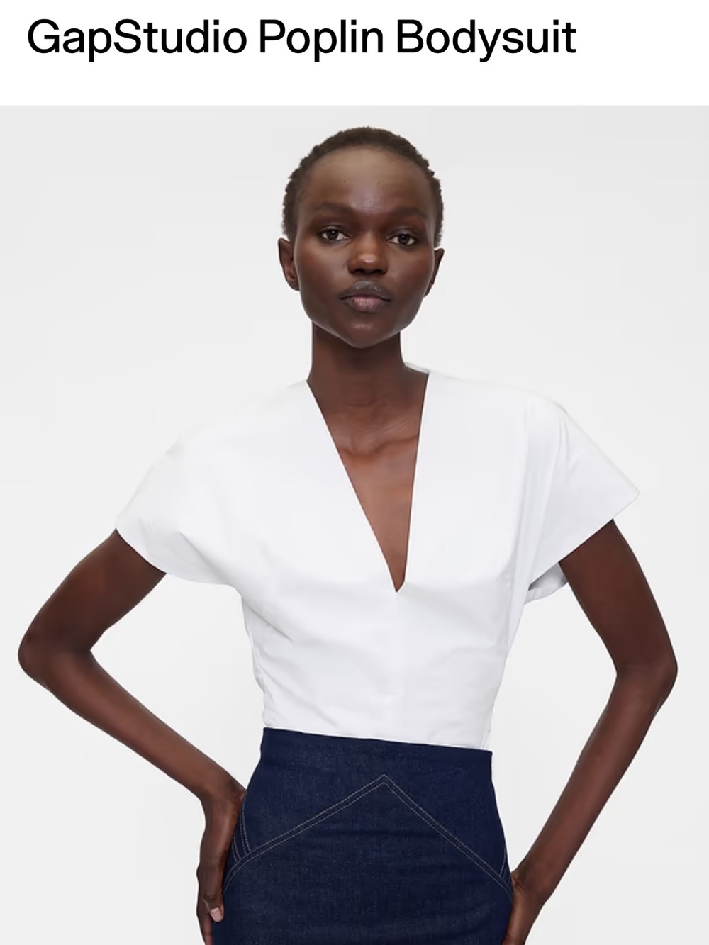 Never worn Poplin Bodysuit From Gap Studio